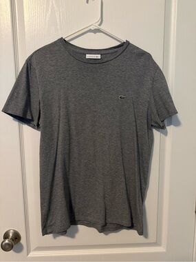 Lacoste Men's Classic Crew Neck T-Shirt - Gray